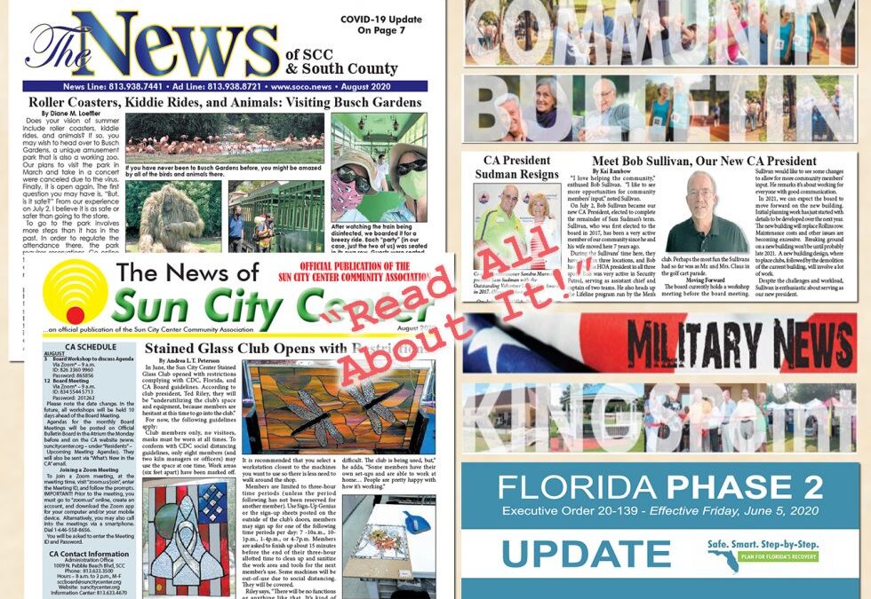 August 2020 News of SCC & South County